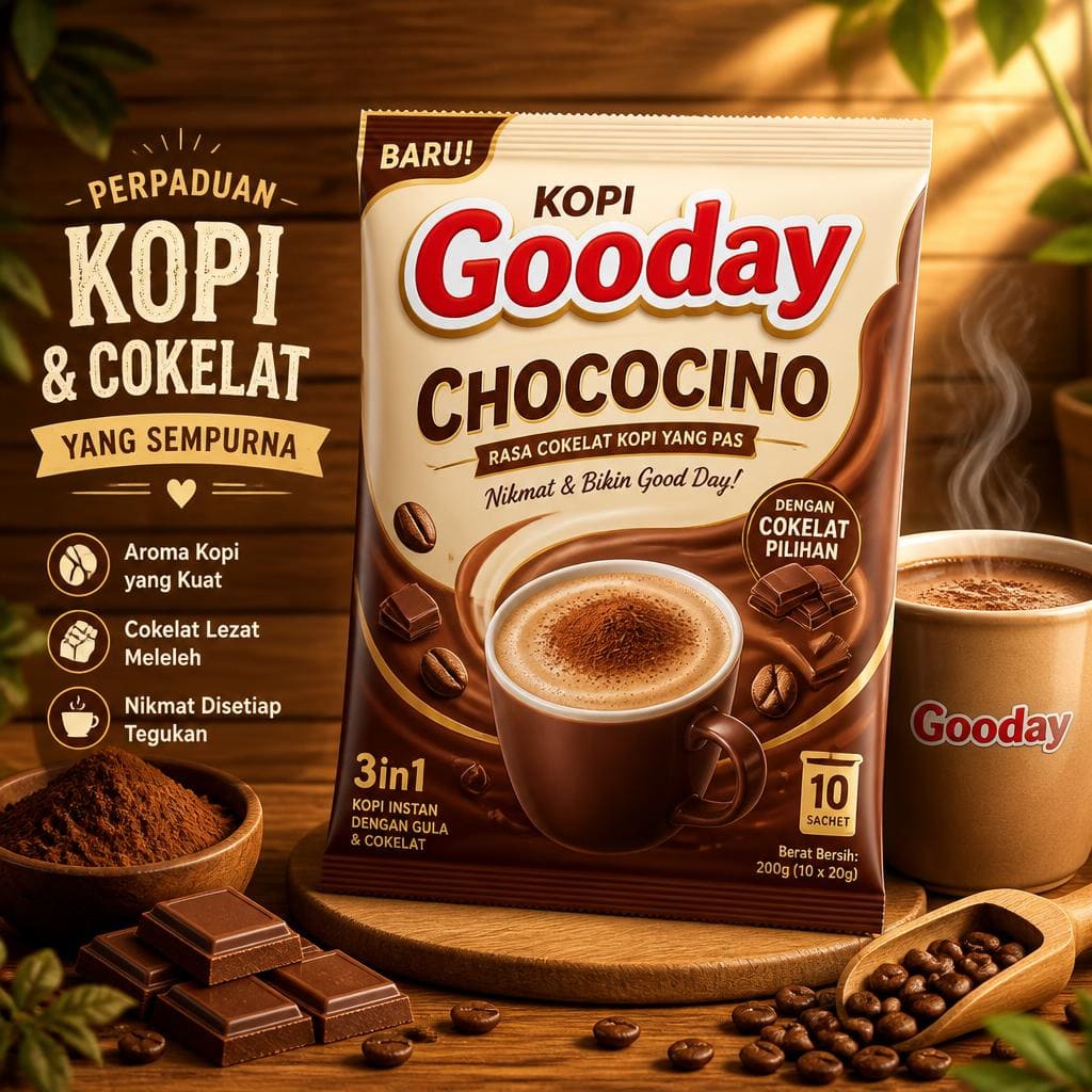 Kopi Gooday Chococino Warkop Bening
